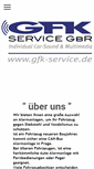 Mobile Screenshot of gfk-service.de
